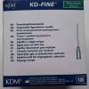 Aiguille KDM 21G2 BL 0,8x50mm Verte Longue