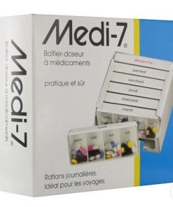 PILULIER SEMAINIER MEDI-7, BLANC