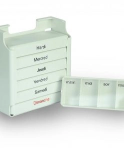 PILULIER SEMAINIER MEDI-7, BLANC
