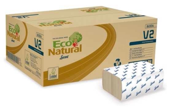CARTON DE 3800 ESSUIE-MAINS, ECO NATURAL, 