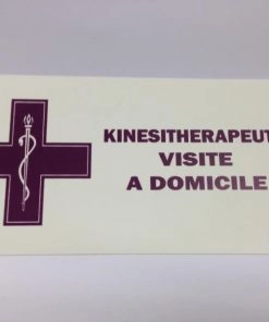 PLAQUE VISITE KINE