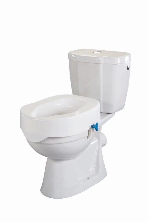 REHAUSSE-WC AVEC MOLETTE DE RÉGLAGE, HAUTEUR 15 CM