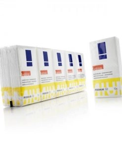 Lot de 10 Paquet de 10 mouchoirs/4 Plis/blanc