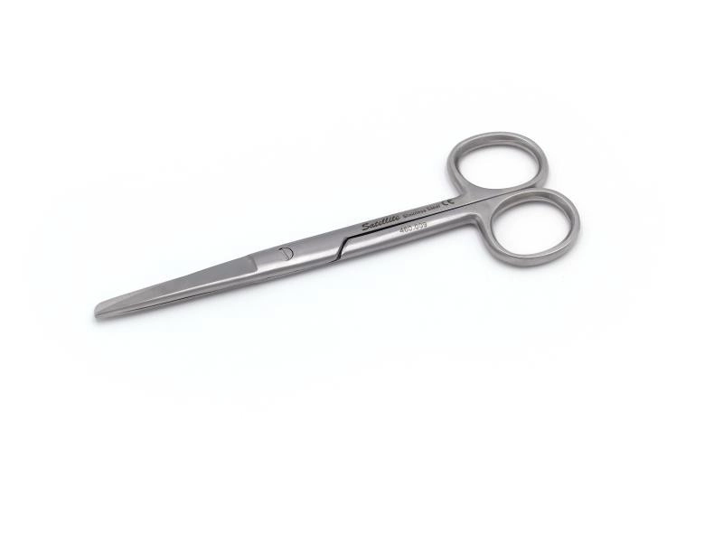 CISEAUX DROITS POINTU/MOUSSE, 14 CM.