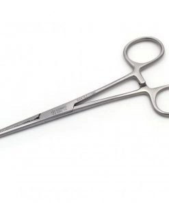 PINCE DE KOCHER DROITE AVEC GRIFFES, 14 CM