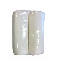 2 ROULEAUX D ESSUIE-TOUT, 48 COUPONS, 2 PLIS, GAUFRÉ, ÉCONOMIQUE.