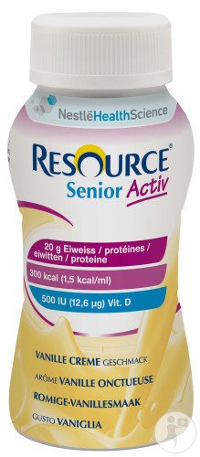 RESOURCE® SENIOR ACTIV - Vanille Onctueuse (4 x 200 ml)