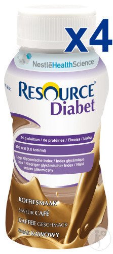 RESOURCE® Diabet - Café (4 x 200 ml)