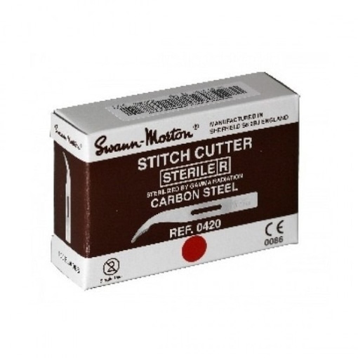 Stitch cutter Swann-Morton stériles (0420) coupe fil
